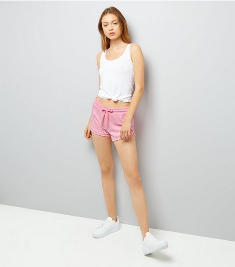 Bright Pink Jersey Shorts | New Look