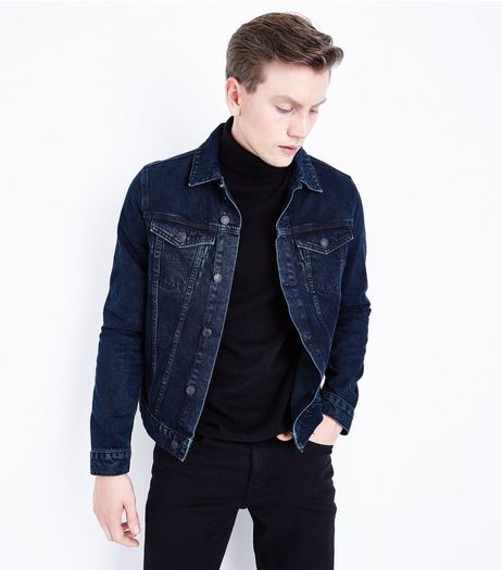 Dark Blue Denim Jacket | New Look