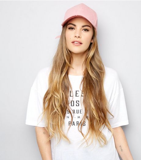Pink Cord Cap | New Look