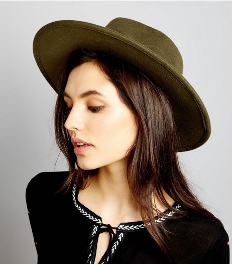 Khaki Fedora Hat | New Look