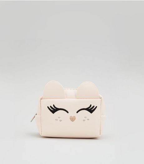 Cream Cat Coin Purse | New Look
