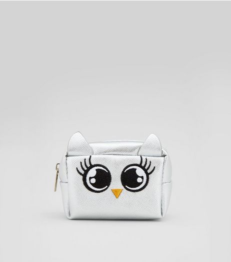 Silver Owl Coin Purse | New Look