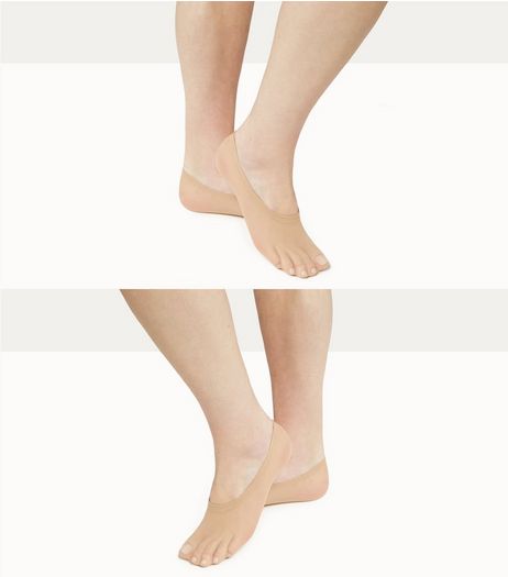 2 Pack Light Brown Footsie Socks | New Look