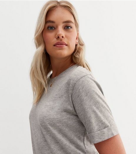 Tall Grey Oversized T-Shirt | New Look
