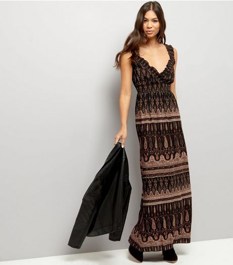 Apricot Orange Paisley Print Maxi Dress | New Look