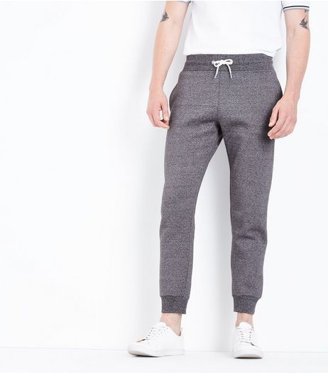 Grey Marl Joggers | New Look