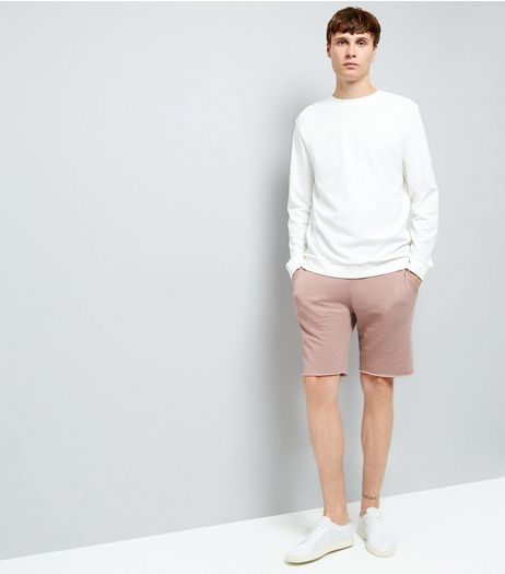 Pink Raw Hem Shorts | New Look