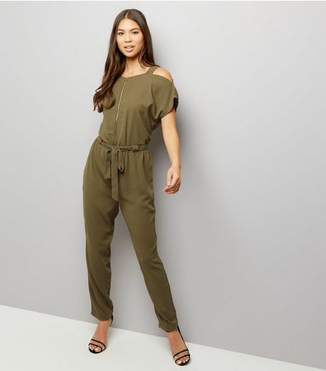Anita and Green Khaki Jumpsuit | New Look