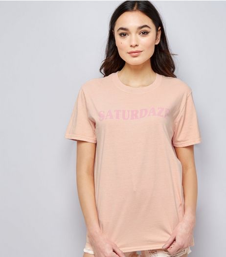 Orange Saturdaze T-Shirt | New Look