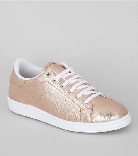 Rose Gold Trainers | New Look