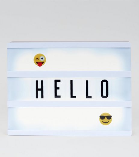 White A5 Lightbox | New Look