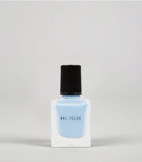 Cloud Grey Nail Polish | New Look