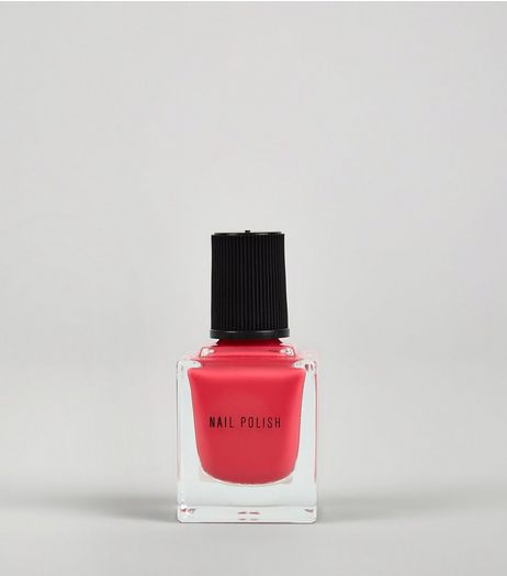 Coral Reef Pink Nail Polish | New Look