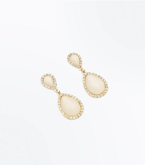 Pink Teardrop Stud Earrings | New Look