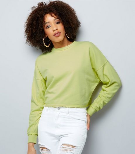 Yellow Balloon Sleeve Sweater | New Look