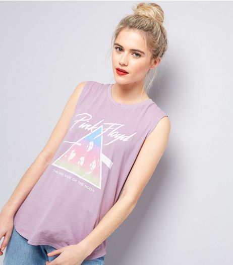 Pastel Pink Floyd Logo Tank Top | New Look