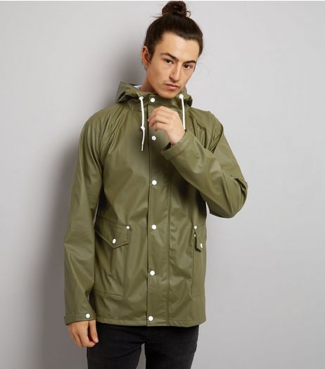 Khaki Hooded Anorak | New Look