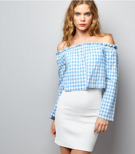 White Mini Tube Skirt | New Look