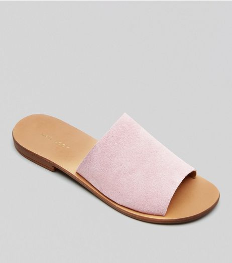 Pink Suede Mules | New Look