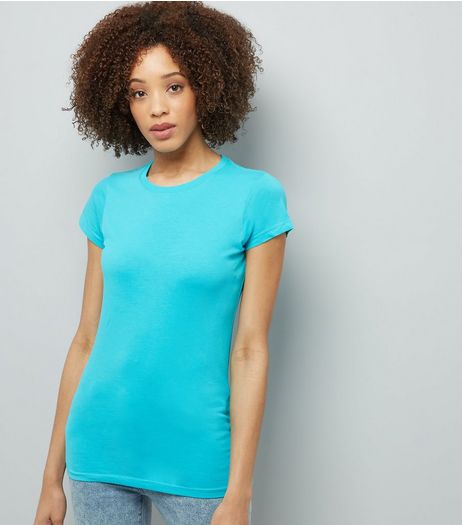 Turquoise Short Sleeve T-Shirt | New Look
