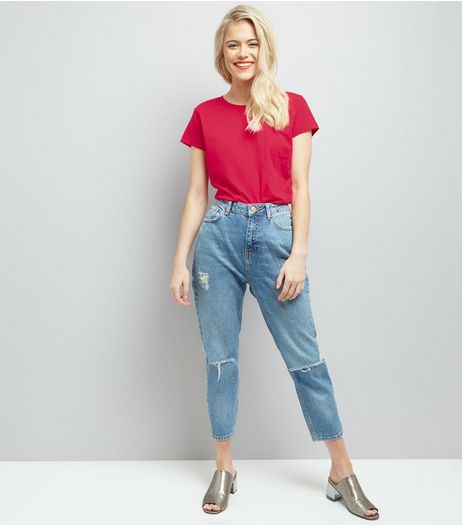 Pink Cotton T-Shirt | New Look