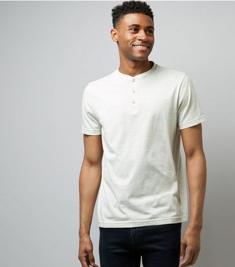 Stone Henley Shirt | New Look