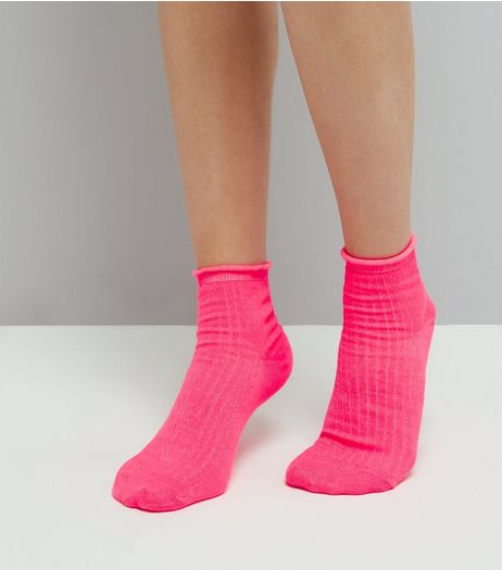 Pink Metallic Ankle Socks | New Look