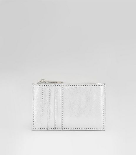Silver Card Holder | New Look