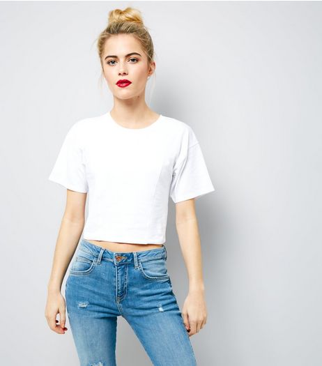 White Short Sleeve T-Shirt | New Look