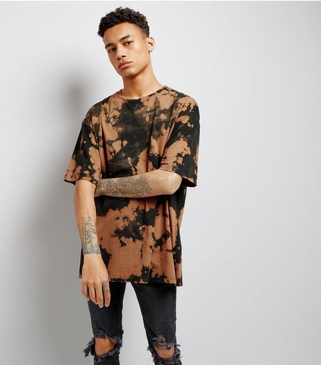 Orange Tie Dye T-Shirt | New Look