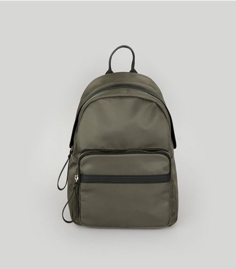 Khaki Utility Backpack | New Look