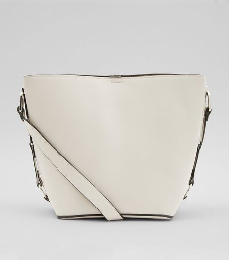 Stone Suedette Bucket Bag | New Look