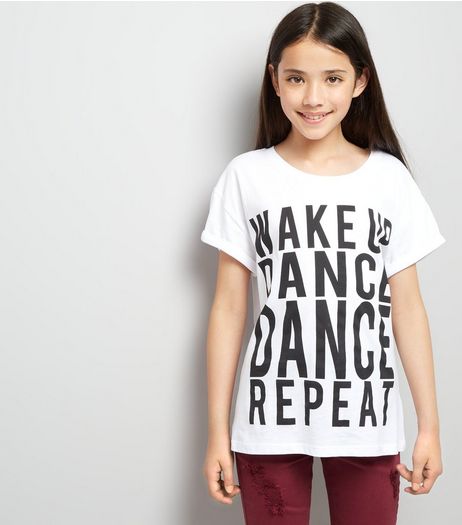 Teens Wake Up Dance Dance Repeat T-Shirt | New Look