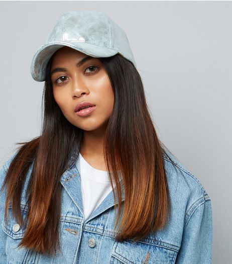 Silver Metallic Cap | New Look