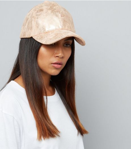 Bronze Metallic Cap | New Look