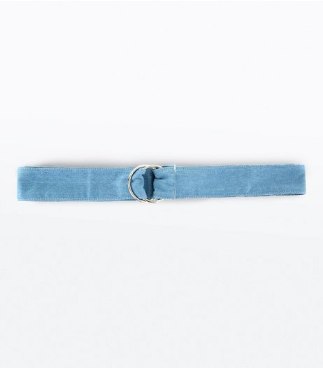 Blue Denim D Ring Waist Belt | New Look