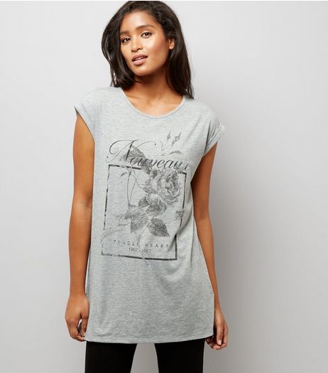 Grey Short Sleeve T-Shirt | New Look