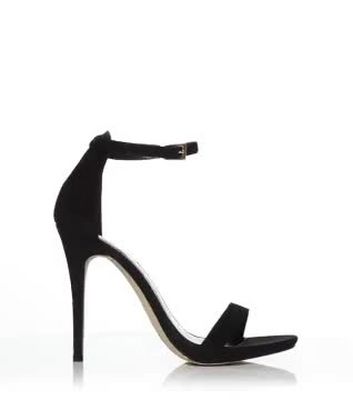 black heel straps