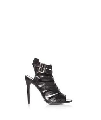 strap patent platform heels multi