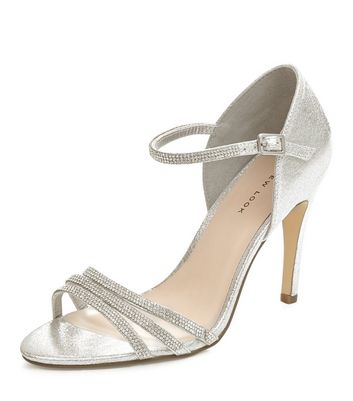 Silver Shoes | Heels, Pumps & Courts | New Look