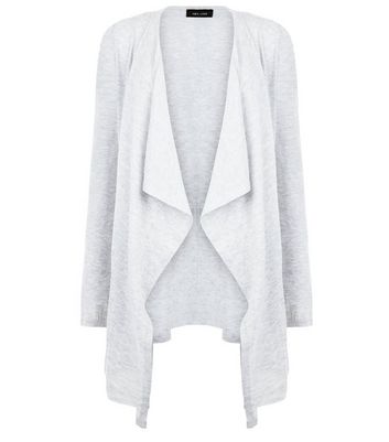 Grey Waterfall Cardigan