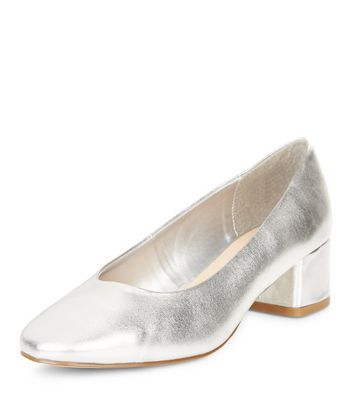 Silver Shoes | Heels, Pumps & Courts | New Look